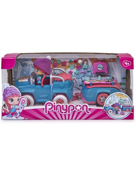 PinyPon - Ski car with trailer FAM700015772 Famosa | Futurartshop.com