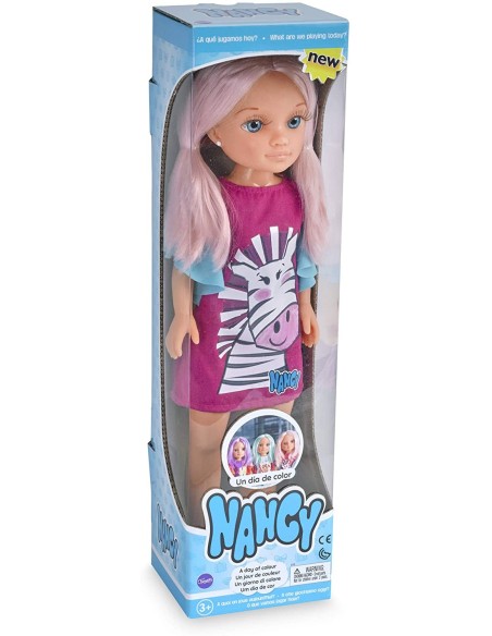Nancy Doll a day of color hair pink GIO700014792/31368 Famosa | Futurartshop.com