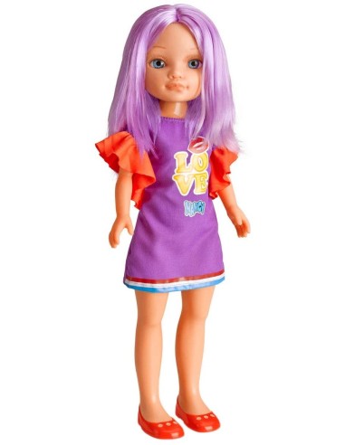 Nancy Doll a day color with purple hair GIO700014792/31367 Famosa | Futurartshop.com