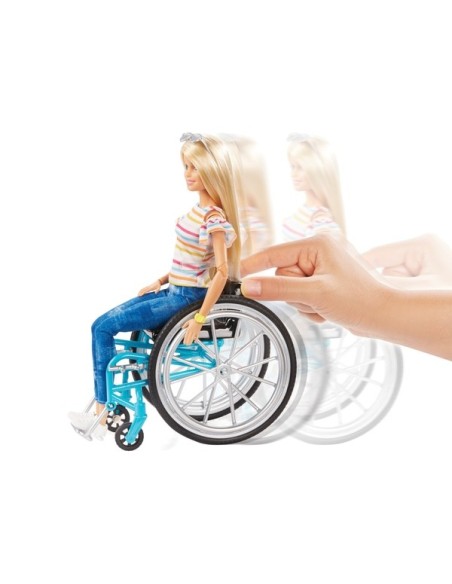 Barbie con sedia a rotelle MATGGL22 Mattel | Futurartshop.com