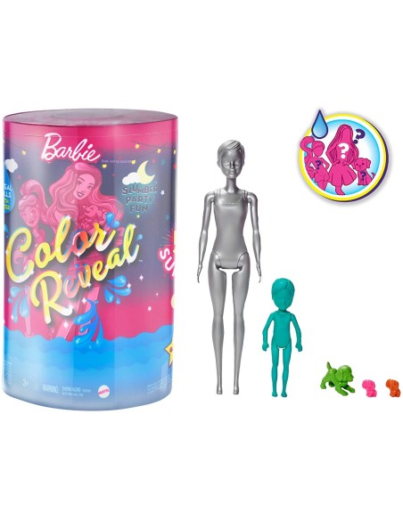 Barbie - Color Reveal Pigiama Party con oltre 50 Sorprese MATGRK14 Mattel | Futurartshop.com