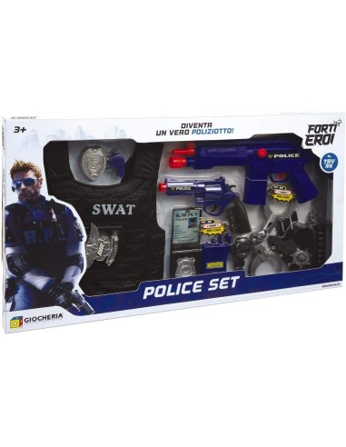 Strong Heroes - Set Disguise Police GIOGGI90257 Giochi Preziosi | Futurartshop.com