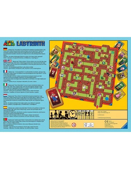 Super Mario Labyrinth family game RAV260638 Ravensburger- Futurartshop.com