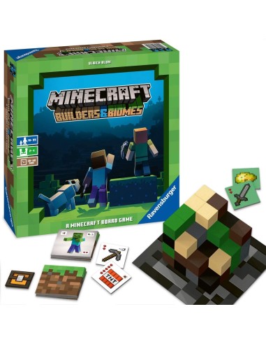 Minecraft Builders e Biomes Gioco da Tavolo RAV261321 Ravensburger | Futurartshop.com