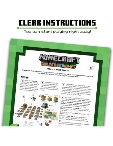 Minecraft Builders e Biomes Gioco da Tavolo RAV261321 Ravensburger | Futurartshop.com