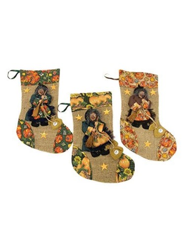 Calza befana lights and sounds DUE56318 Futurart | Futurartshop.com