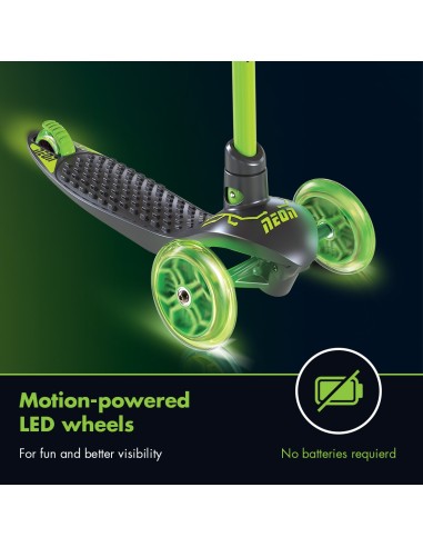 Monopattino a tre ruote per bambini con ruote LED MON25371 Mondo | Futurartshop.com