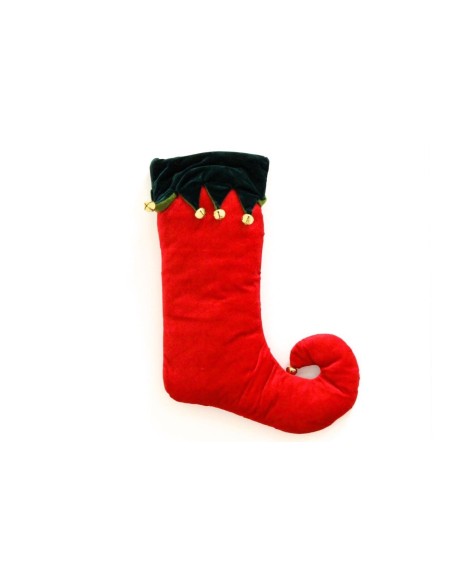 Calza Befana Elfo con campanelli DUE89062 Futurart | Futurartshop.com