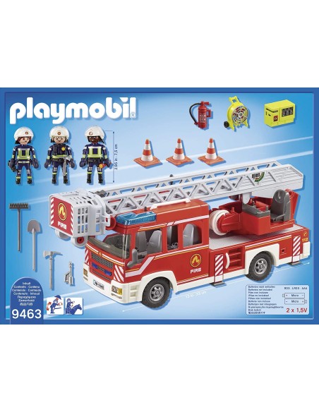 PlayMobil 9463 - Autoscala dei vigili del fuoco PLA9463 Playmobil | Futurartshop.com