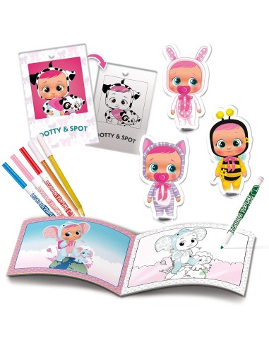 Cry Babies Create with Colors and markers, scented LIS83466 Lisciani | Futurartshop.com