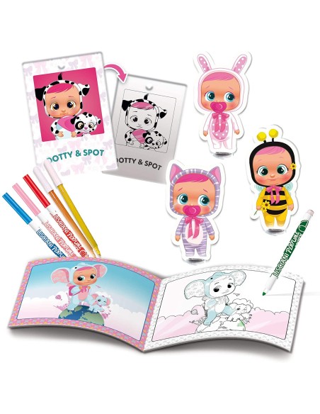 Cry Babies Create with Colors and markers, scented LIS83466 Lisciani | Futurartshop.com