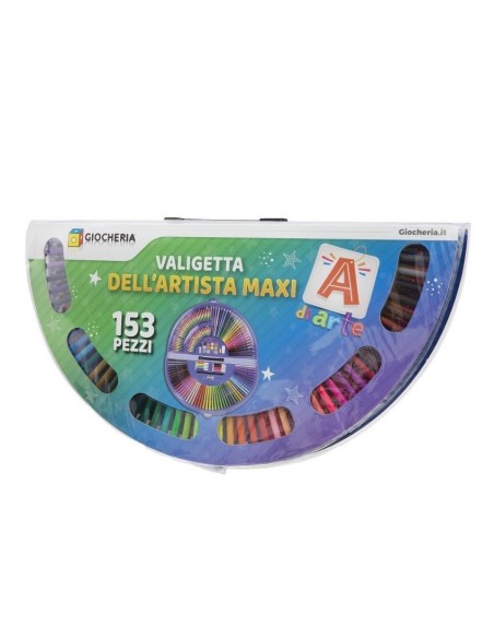 Valigetta colori dell'artista con 153 pezzi GIOGGI190292 Giochi Preziosi | Futurartshop.com