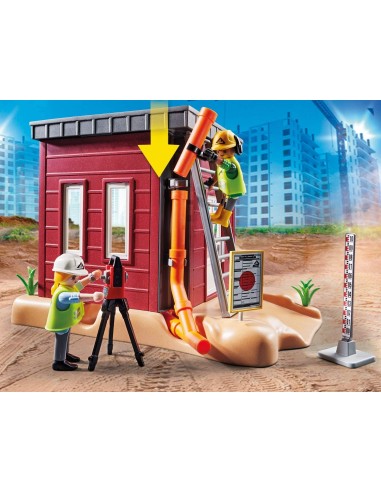 PlayMobil 70443 - Mini Escavatore con cantiere PLA70443 Playmobil | Futurartshop.com