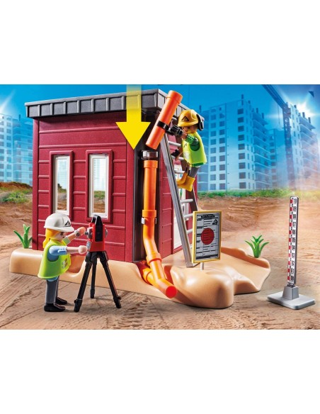 PlayMobil 70443 - Mini Excavator with yard PLA70443 Playmobil | Futurartshop.com