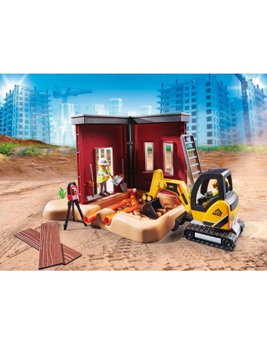 PlayMobil 70443 - Mini Excavator with yard PLA70443 Playmobil | Futurartshop.com
