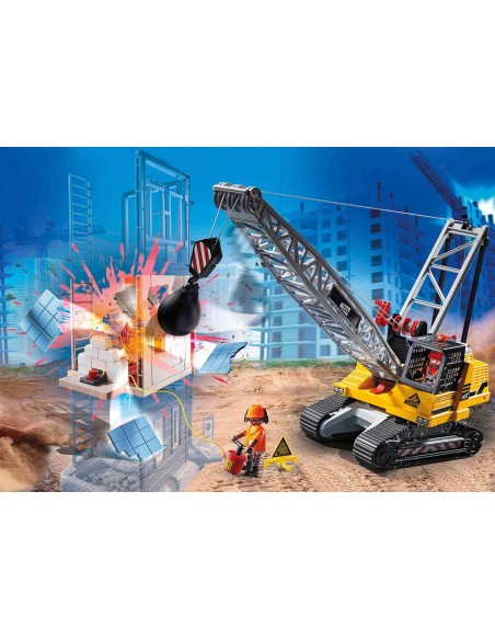PlayMobil 70442 - Gru con braccio demolitore PLA70442 Playmobil | Futurartshop.com