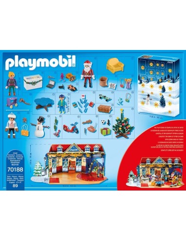 PlayMobil 70188 - advent Calendar in The shop of the christmas Toys PLA70188 Playmobil | Futurartshop.com