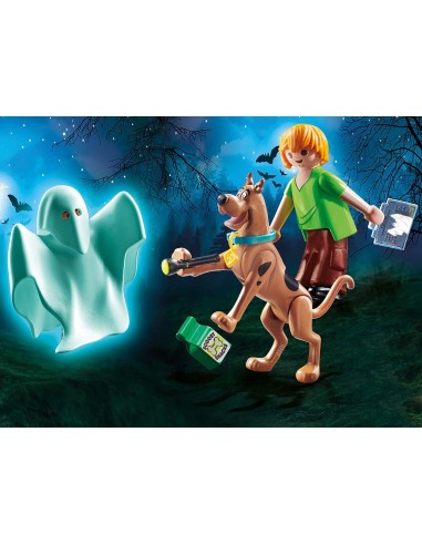 PlayMobil 70287 - Scooby Doo Scooby Shaggy with the phantom PLA70287 Playmobil | Futurartshop.com