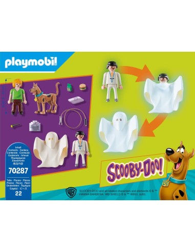 PlayMobil 70287 - Scooby Doo Scooby Shaggy con fantasma PLA70287 Playmobil | Futurartshop.com