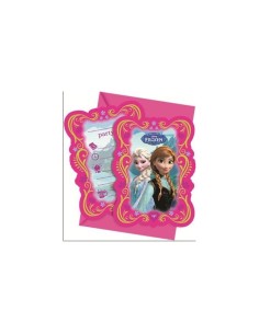 Inviti con busta di Frozen 6 pezzi GIOCMG82504 Giochi Preziosi | Futurartshop.com