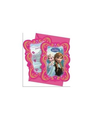 Invitations with envelopes di Frozen 6 pieces GIOCMG82504 Giochi Preziosi | Futurartshop.com