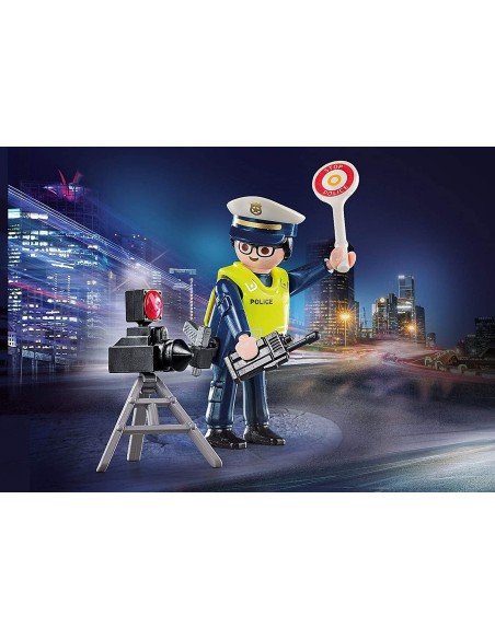 PlayMobil 70305 - Poliziotto con Autovelox PLA70305 Playmobil | Futurartshop.com