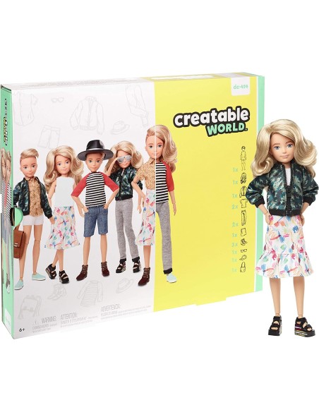 Creatable - Doll Deluxe blonde Hair TOYGND50/GGT67 Mattel | Futurartshop.com