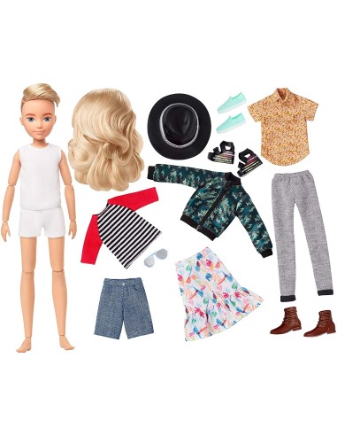 Creatable - Doll Deluxe blonde Hair TOYGND50/GGT67 Mattel | Futurartshop.com