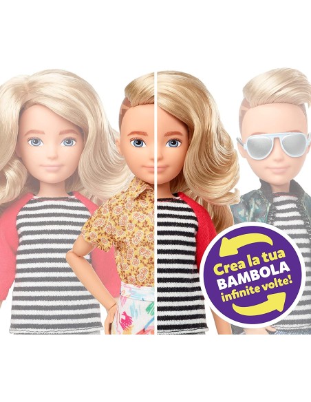 Creatable - Doll Deluxe blonde Hair TOYGND50/GGT67 Mattel | Futurartshop.com