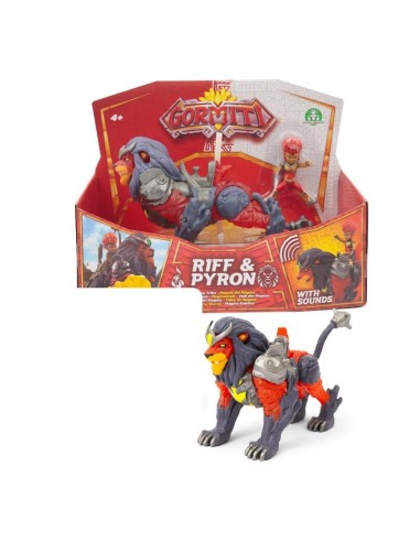 Gormiti Hyperbeast Deluxe Pyron and Riff GIOGRA09000-2 Giochi Preziosi | Futurartshop.com