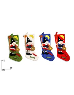 Calza Befana with epiphany in 3D DUE36485 Futurart | Futurartshop.com