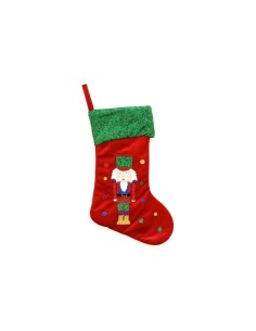 Calza Befana con Soldatino glitterato DUE89060 Futurart | Futurartshop.com