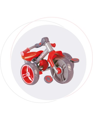 Triciclo Strolly compact rosso MON25192 Mondo | Futurartshop.com