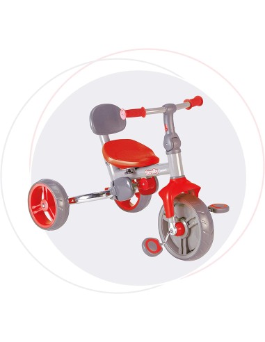 Tricycle Strolly compact red MON25192 Mondo | Futurartshop.com