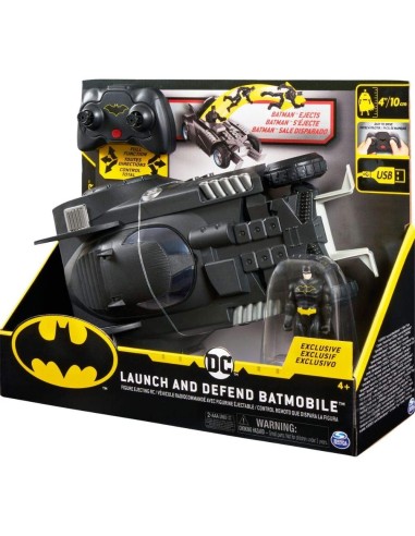 DC - Batman Batmobile radio-Controlled Launch and Defend TOY6055747 Spin master | Futurartshop.com