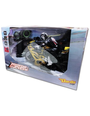 Moto Radiocomandata con pilota PRIYD898-MT1935 Prismalia | Futurartshop.com
