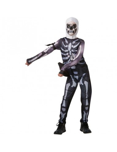Fortnite-Kostüm Skull trooper 11-12 jahre IT300194-11/12A Rubie's- Futurartshop.com