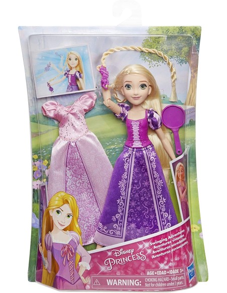 Disney Princess - Bambola Rapunzel Swinging adventures HASE1948EU40/E2068 Hasbro | Futurartshop.com
