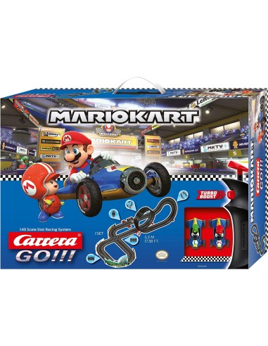 Carrera Toys GO - Mario Kart Mach 8 Set Pista da Corsa con Mario e Luigi STA20062492 Carrera go | Futurartshop.com