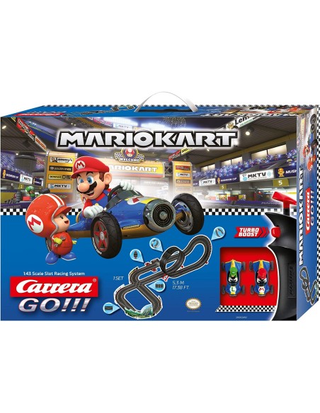 Carrera Toys GO - Kart, Mach 8 Set Race Track with Mario and Luigi STA20062492 Carrera go | Futurartshop.com