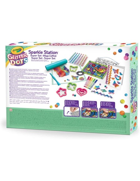 Glitter Dots Sparkle Station Super Set CRA04-1085 Crayola | Futurartshop.com