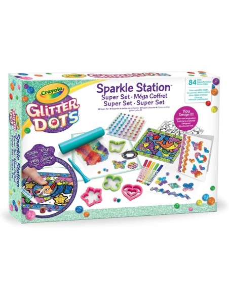 Glitter Dots Sparkle Station Super Set CRA04-1085 Crayola | Futurartshop.com