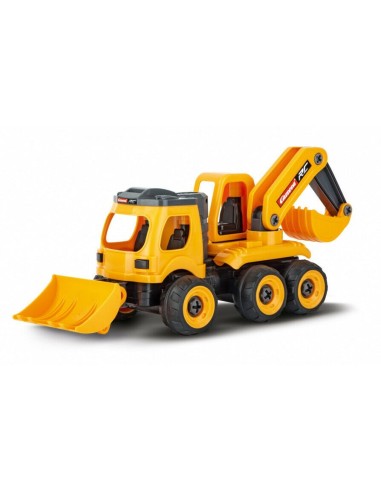 Camion Backhoe Loader radiocomandato smontabile STA370181076 Carrera go | Futurartshop.com