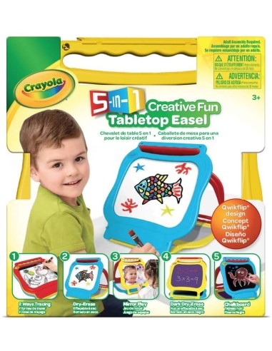 Banchetto da tavolo 5 in 1 disegna e colora CRA5098 Crayola | Futurartshop.com