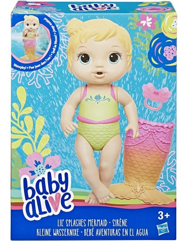 Baby Alive Bambola sirena bionda TOYE5850EZ20 Hasbro | Futurartshop.com