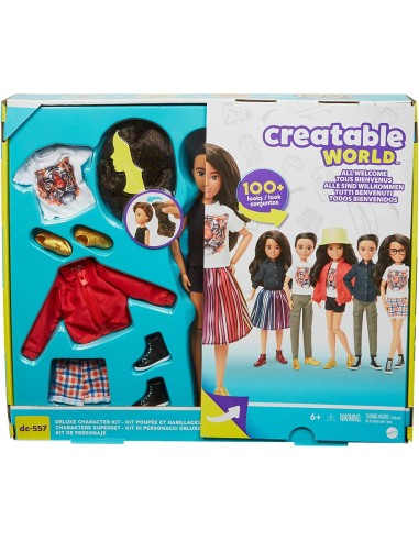 Creatable - Bambola Deluxe capelli castani TOYGND50/GKV47 Mattel | Futurartshop.com