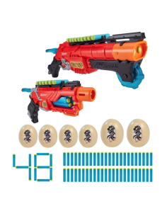 X-Shot Dino Attack Guns combo pack with 48 darts TOY4859 Zuru | Futurartshop.com 2