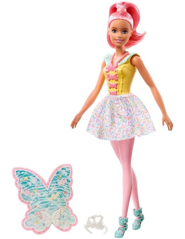 Barbie Dreamtopia Doll fairy of candies with the pink hair TOYFXT00/FXT03 Mattel | Futurartshop.com