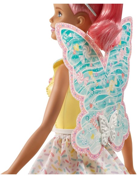 Barbie Dreamtopia Bambola fatina caramelle con capelli rosa TOYFXT00/FXT03 Mattel | Futurartshop.com