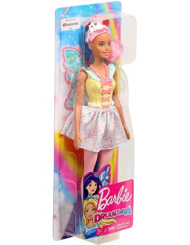 Barbie Dreamtopia Doll fairy of candies with the pink hair TOYFXT00/FXT03 Mattel | Futurartshop.com